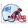 New England Patriots Helmet Style-1 Embroidered Iron On Patch