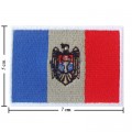Moldova Nation Flag Style-1 Embroidered Iron On Patch