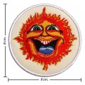 The Sun Face Sing Style-3 Embroidered Iron On Patch