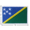 Solomon Islands Nation Flag Style-1 Embroidered Iron On Patch
