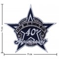 Dallas Cowboys Anniversary Style-1 Embroidered Iron On Patch