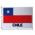 Chile Nation Flag Style-2 Embroidered Iron On Patch