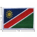 Namibia Nation Flag Style-1 Embroidered Iron On Patch