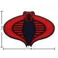 GI Joe Cobra Style-1 Embroidered Iron On Patch