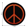 Peace Symbol Style-3 Embroidered Iron On Patch