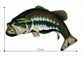Largemouth Bass Style-1 Embroidered Iron On Patch