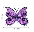 Butterfly Style-41 Embroidered Iron On Patch