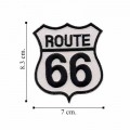 Route-66 Embroidered Iron On Patch