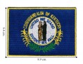 Kentucky State Flag Embroidered Iron On Patch