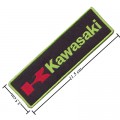 Kawasaki Motorcycle Style-4 Embroidered Iron On Patch
