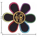 Love flower Sign Style-1 Embroidered Iron On Patch