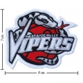 Rio Grande Valley Vipers Style-1 Embroidered Iron On Patch