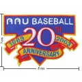 MLB Baseball 20th Anniversary 1983-2003 Embroidered Iron On Patch