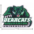 Binghamton Bearcats Style-1 Embroidered Iron On Patch