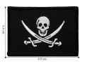Jolly Roger Flag Style-2 Embroidered Iron On Patch