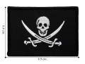 Jolly Roger Flag Style-2 Embroidered Iron On Patch