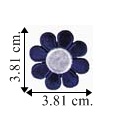 Colored Daisy Style-4 Embroidered Iron On Patch