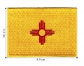 New Mexico State Flag Embroidered Iron On Patch