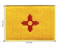 New Mexico State Flag Embroidered Iron On Patch