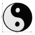 Yin Yang Style-1 Embroidered Iron On Patch