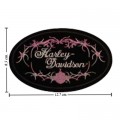 Harley Davidson Pastel Patch Embroidered Iron On Patch