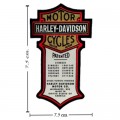 Harley Davidson Patents Original Patches Embroidered Iron On Patch