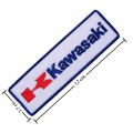 Kawasaki Motorcycle Style-2 Embroidered Iron On Patch