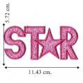 Sparkle Star Style-2 Embroidered Iron On Patch