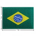 Brazil Nation Flag Style-1 Embroidered Iron On Patch