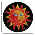 The Sun Face Sing Style-2 Embroidered Iron On Patch