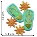 Flip Flops Style-1 Embroidered Iron On Patch