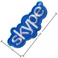 Skype Style-1 Embroidered Iron On Patch