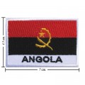Angola Nation Flag Style-2 Embroidered Iron On Patch