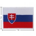 Slovakia Nation Flag Style-1 Embroidered Iron On Patch
