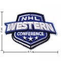 NHL Western Conference Style-1 Embroidered Iron On Patch