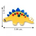 Cute Stegosaurus Embroidered Iron On Patch