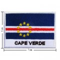 Cape Verde Nation Flag Style-2 Embroidered Iron On Patch