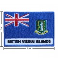Virgin Islands British Nation Flag Style-2 Embroidered Iron On Patch