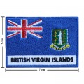 Virgin Islands British Nation Flag Style-2 Embroidered Iron On Patch
