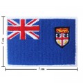 Fiji Nation Flag Style-1 Embroidered Iron On Patch