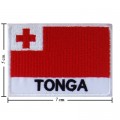 Tonga Nation Flag Style-2 Embroidered Iron On Patch