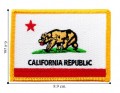 California State Flag Embroidered Iron On Patch