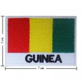 Guinea Nation Flag Style-2 Embroidered Iron On Patch