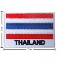 Thailand Nation Flag Style-2 Embroidered Iron On Patch