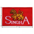 Singha Thai Beer Style-1 Embroidered Iron On Patch