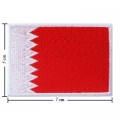 Bahrain Nation Flag Style-1 Embroidered Iron On Patch