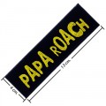 Papa Roach Music Band Style-1 Embroidered Iron On Patch