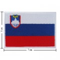 Slovenia Nation Flag Style-1 Embroidered Iron On Patch