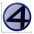 Fantastic Four Style-1 Embroidered Iron On Patch