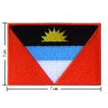Antigua And Barbuda Nation Flag Style-1 Embroidered Iron On Patch